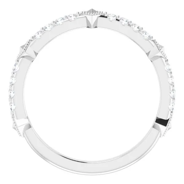 Accented Stackable Ring Image 2 Rasmussen Jewelers Spanish Fork, UT