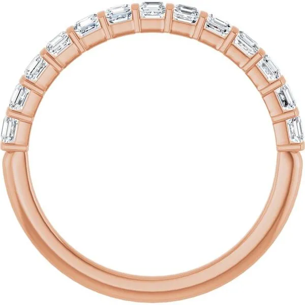 Bar Channel-Set Anniversary Band Image 2 Allain's Jewelry New Iberia, LA