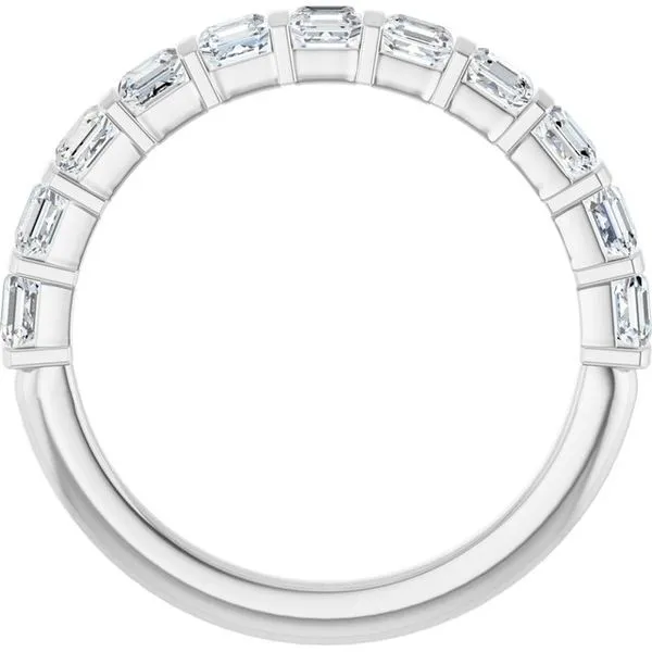 Bar Channel-Set Anniversary Band Image 2 Allain's Jewelry New Iberia, LA