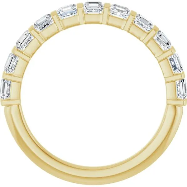 Bar Channel-Set Anniversary Band Image 2 Allain's Jewelry New Iberia, LA