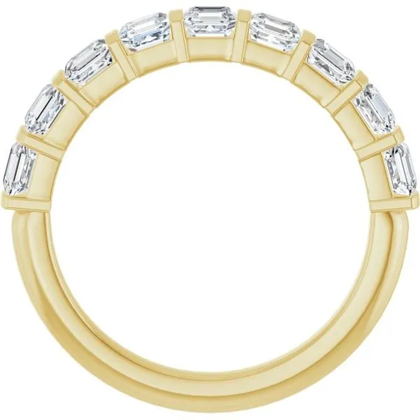 Bar Channel-Set Anniversary Band Image 2 Allain's Jewelry New Iberia, LA