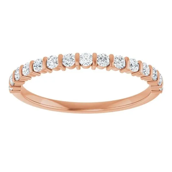 Bar Channel-Set Anniversary Band Image 3 Allain's Jewelry New Iberia, LA