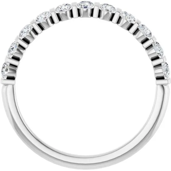 Bar Channel-Set Anniversary Band Image 2 Allain's Jewelry New Iberia, LA