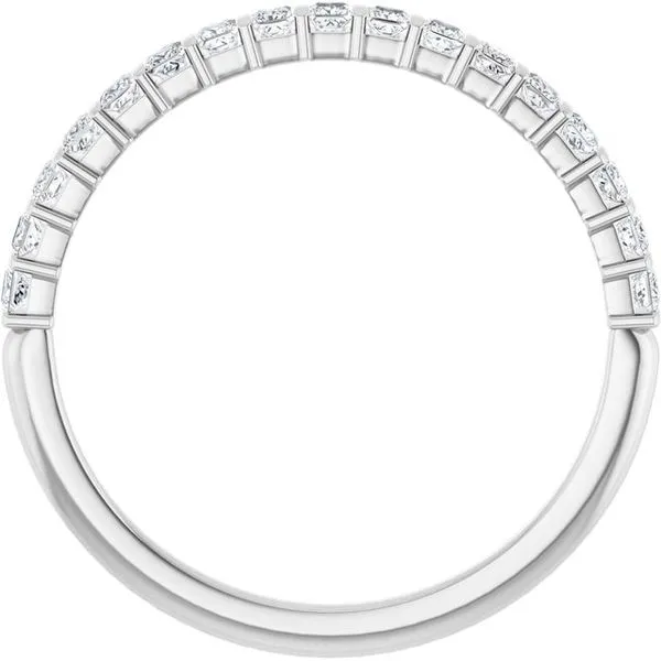 Bar Channel-Set Anniversary Band Image 2 Allain's Jewelry New Iberia, LA