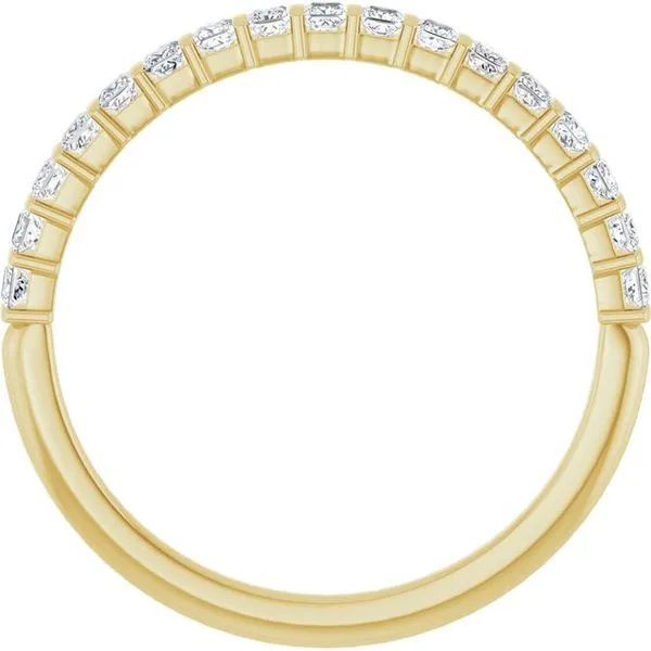 Bar Channel-Set Anniversary Band Image 2 Allain's Jewelry New Iberia, LA