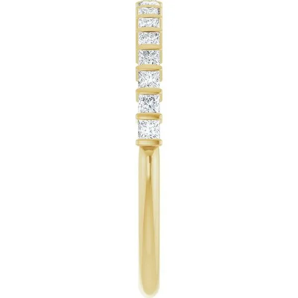 Bar Channel-Set Anniversary Band Image 4 Allain's Jewelry New Iberia, LA