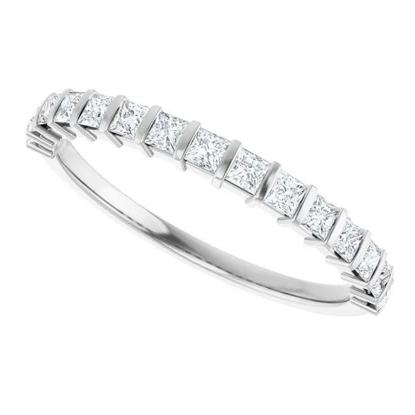 Bar Channel-Set Anniversary Band Image 5 Allain's Jewelry New Iberia, LA