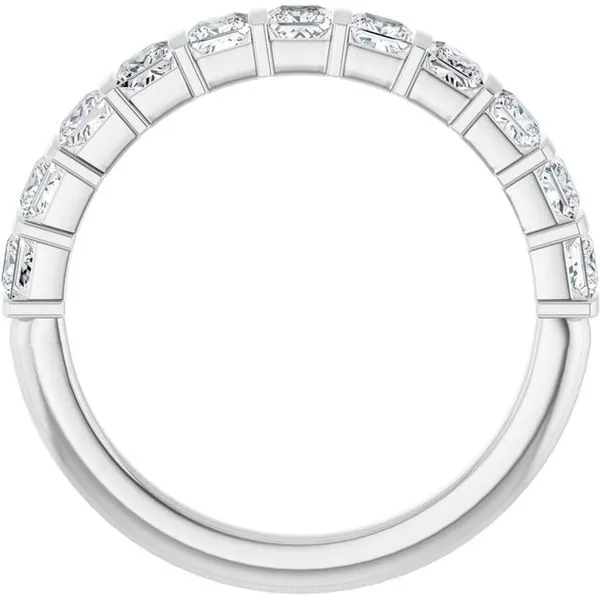 Bar Channel-Set Anniversary Band Image 2 Allain's Jewelry New Iberia, LA