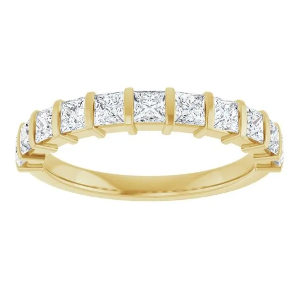 Bar Channel-Set Anniversary Band Image 3 Allain's Jewelry New Iberia, LA