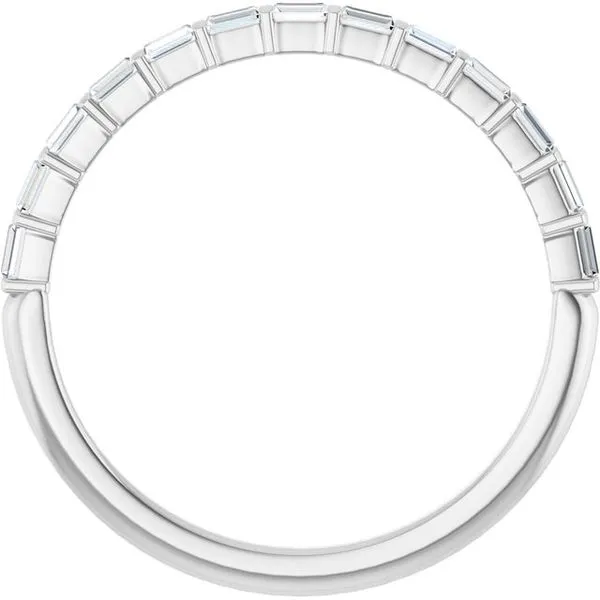 Bar Channel-Set Anniversary Band Image 2 Mead Jewelers Enid, OK