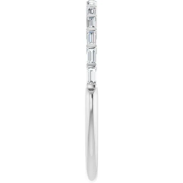 Bar Channel-Set Anniversary Band Image 4 Gold'N Creations Gretna, LA