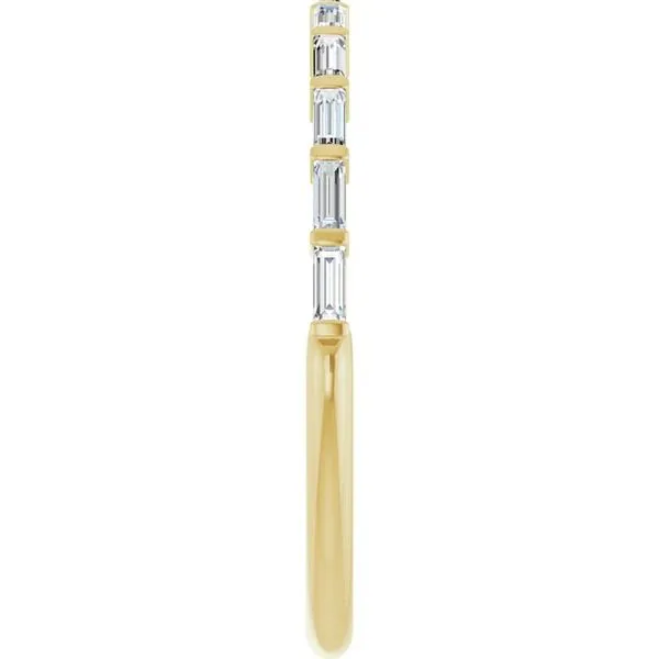 Bar Channel-Set Anniversary Band Image 4 Gold'N Creations Gretna, LA