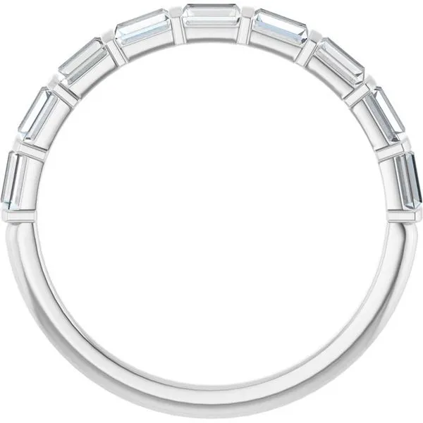 Bar Channel-Set Anniversary Band Image 2 Gold'N Creations Gretna, LA