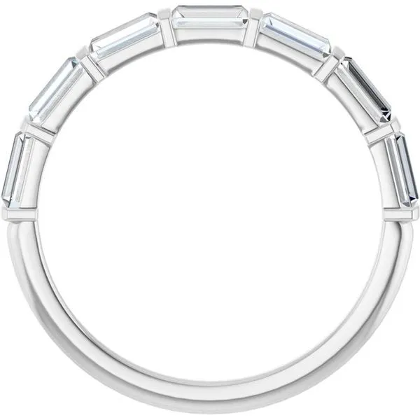 Bar Channel-Set Anniversary Band Image 2 Gold'N Creations Gretna, LA