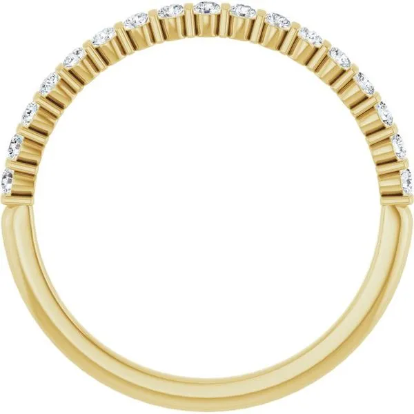 Bar Channel-Set Anniversary Band Image 2 Gold'N Creations Gretna, LA