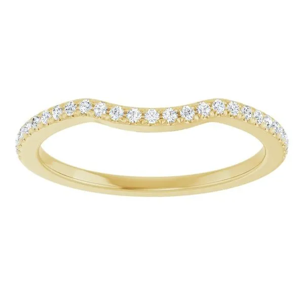 French-Set Contour Band Image 3 Mead Jewelers Enid, OK