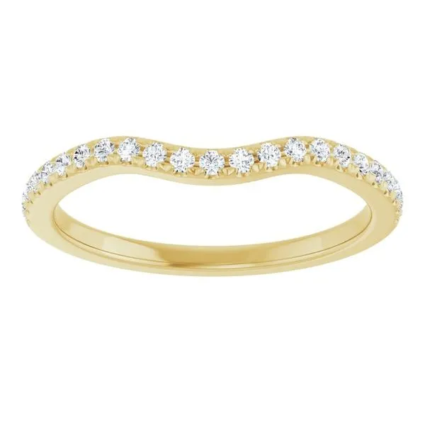 French-Set Contour Band Image 3 Mead Jewelers Enid, OK