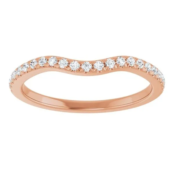 French-Set Contour Band Image 3 Mead Jewelers Enid, OK