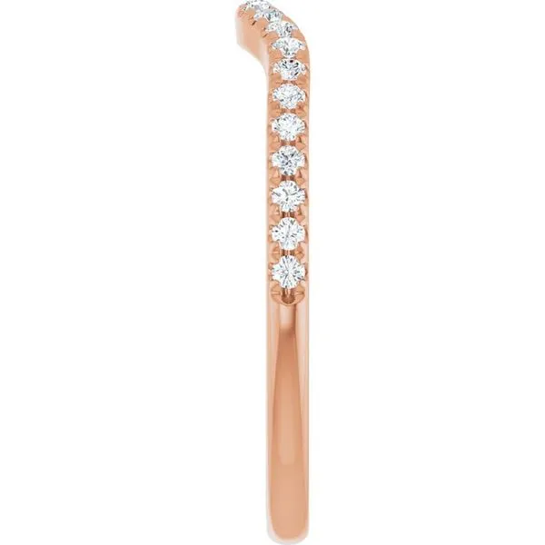 French-Set Contour Band Image 4 Mead Jewelers Enid, OK