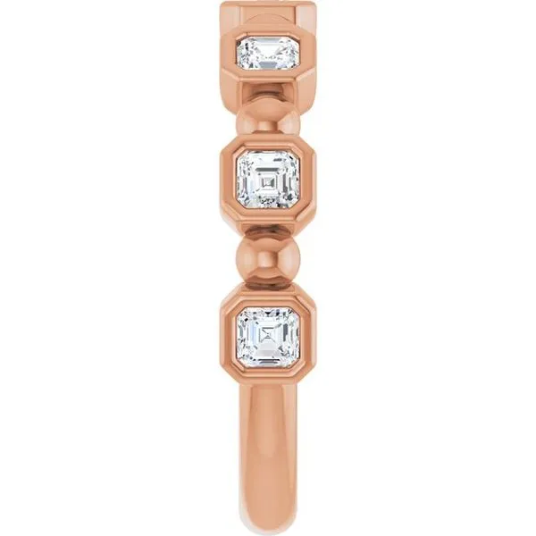 Beaded Bezel-Set Anniversary Band Image 4 Grayson & Co. Jewelers Iron Mountain, MI