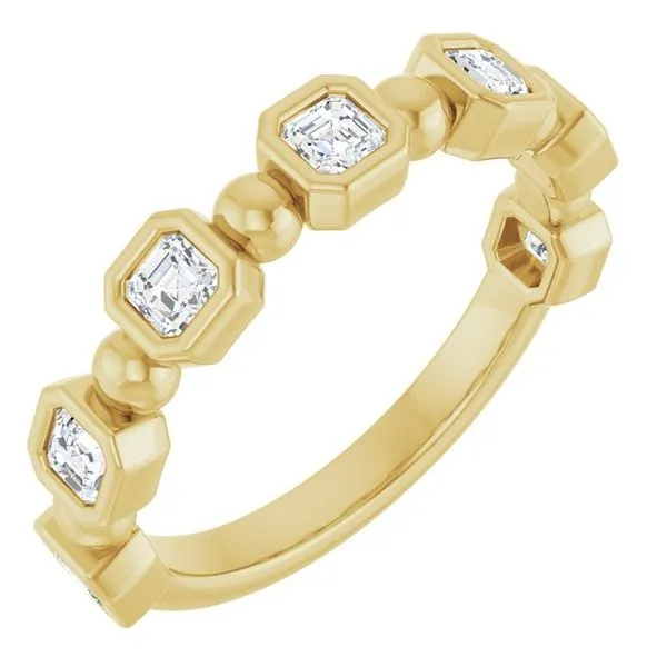 Beaded Bezel-Set Anniversary Band Grayson & Co. Jewelers Iron Mountain, MI
