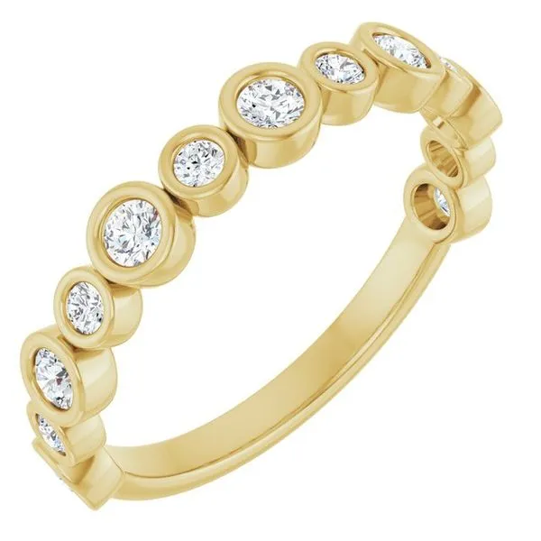 Bezel-Set Anniversary Band Allain's Jewelry New Iberia, LA