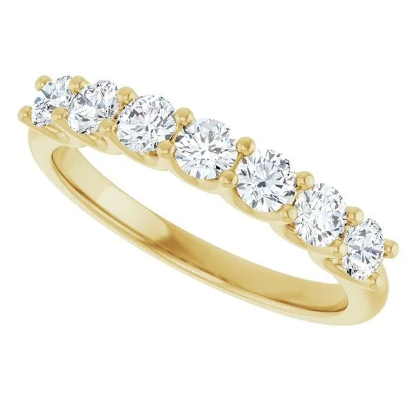 U-Prong Seven-Stone Anniversary Band Image 5 Quantum Qarat  Phoenix, AZ