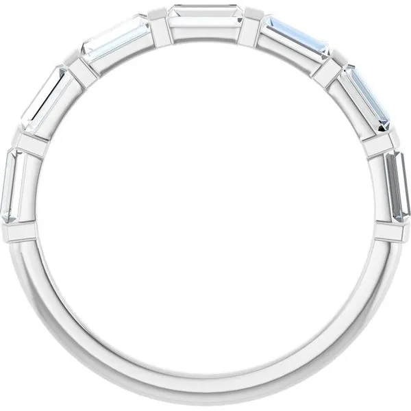 Bar Channel-Set Anniversary Band Image 2 Quantum Qarat  Phoenix, AZ