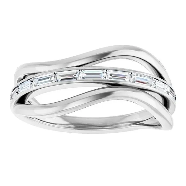 Accented Freeform Ring Image 3 Arlene's Fine Jewelry Vidalia, GA