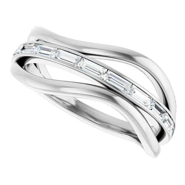 Accented Freeform Ring Image 5 Hopman Jewelers Elkhart, IN