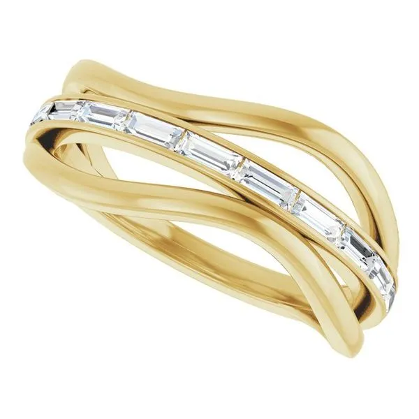 Accented Freeform Ring Image 5 Diny's Jewelers Middleton, WI