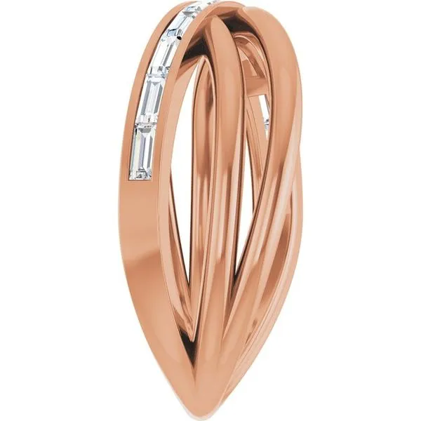 Channel-Set Criss-Cross Ring Image 4 Moseley Diamond Showcase Inc Lexington, SC