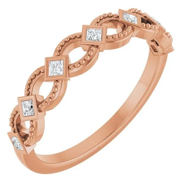 Bezel-Set Stackable Ring Leslie E. Sandler Fine Jewelry and Gemstones rockville , MD