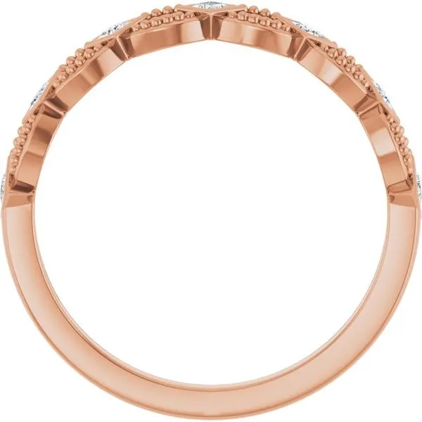 Bezel-Set Stackable Ring Image 2 Leslie E. Sandler Fine Jewelry and Gemstones rockville , MD