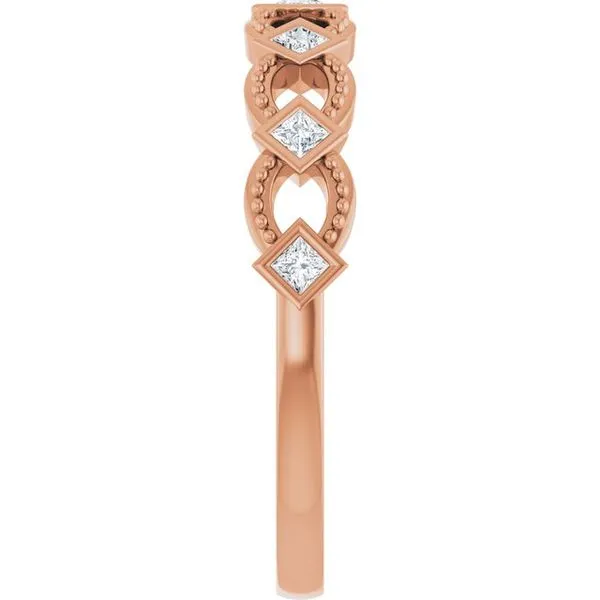 Bezel-Set Stackable Ring Image 4 Blue Heron Jewelry Company Poulsbo, WA