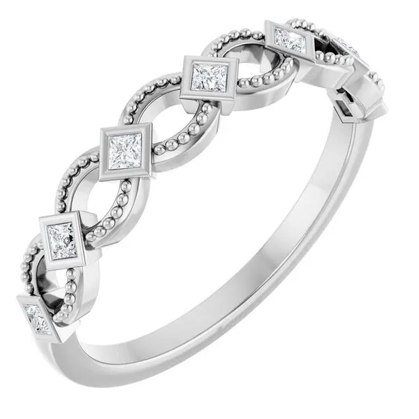 Bezel-Set Stackable Ring Milan's Jewelry Inc Sarasota, FL
