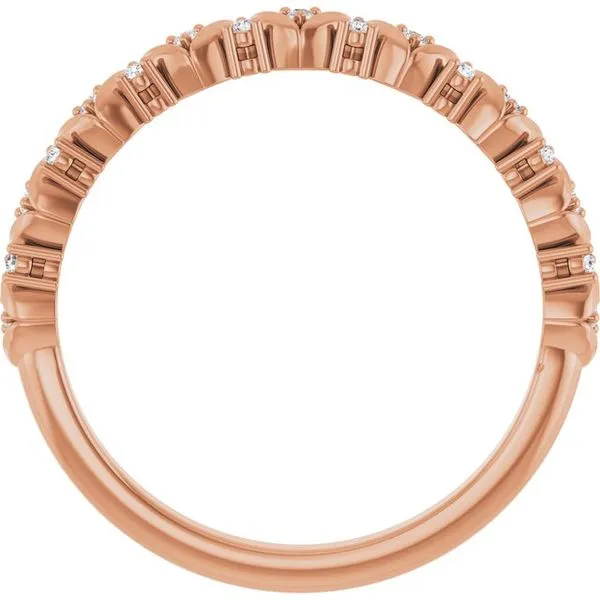 Accented Leaf Stackable Ring Image 2 Rasmussen Jewelers Spanish Fork, UT