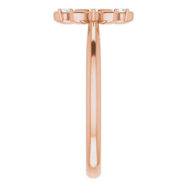 Accented Starburst Ring Image 4 Hopman Jewelers Elkhart, IN