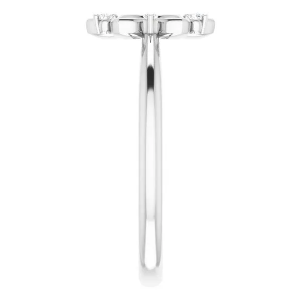 Accented Starburst Ring Image 4 Hopman Jewelers Elkhart, IN