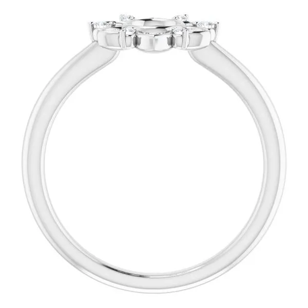 Accented Starburst Ring Image 2 Hopman Jewelers Elkhart, IN