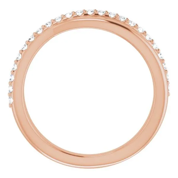 Accented Criss-Cross Ring Image 2 Milan's Jewelry Inc Sarasota, FL