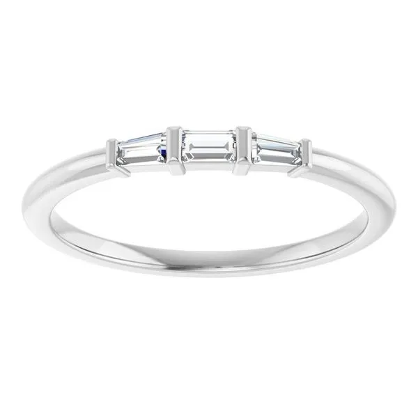 Three-Stone Stackable Ring Image 3 D'Errico Jewelry Scarsdale, NY