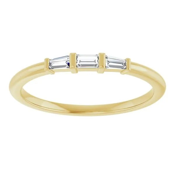 Three-Stone Stackable Ring Image 3 Rasmussen Jewelers Spanish Fork, UT