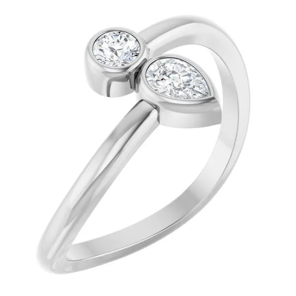 Bezel-Set Bypass Ring Arnold's Jewelry and Gifts Logansport, IN