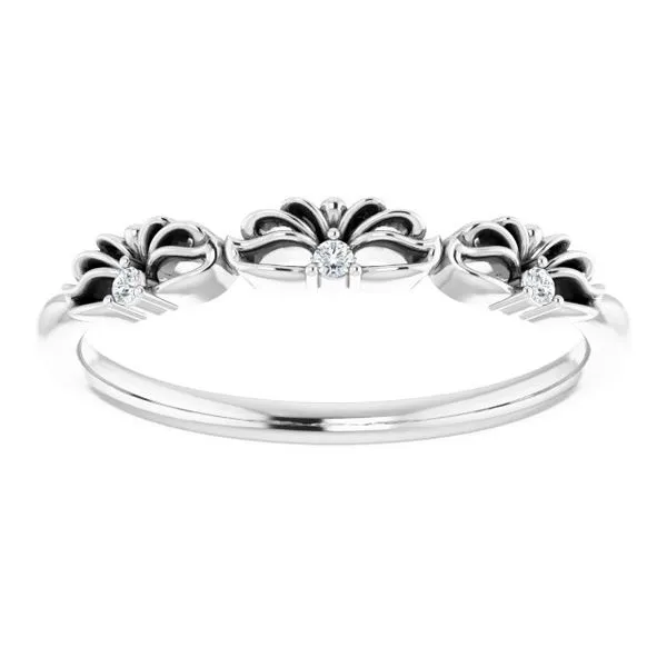 Accented Crown Ring Image 3 James & Williams Jewelers Berwyn, IL