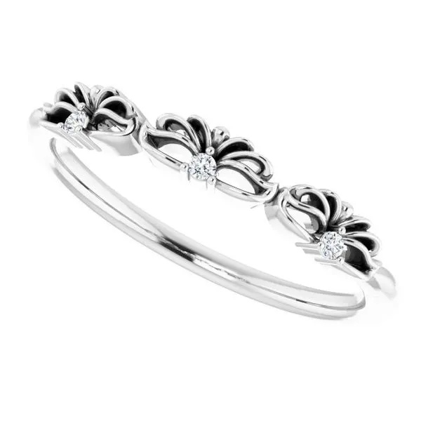 Accented Crown Ring Image 5 Milan's Jewelry Inc Sarasota, FL