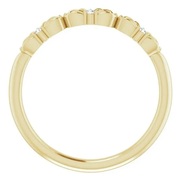 Accented Crown Ring Image 2 Hopman Jewelers Elkhart, IN