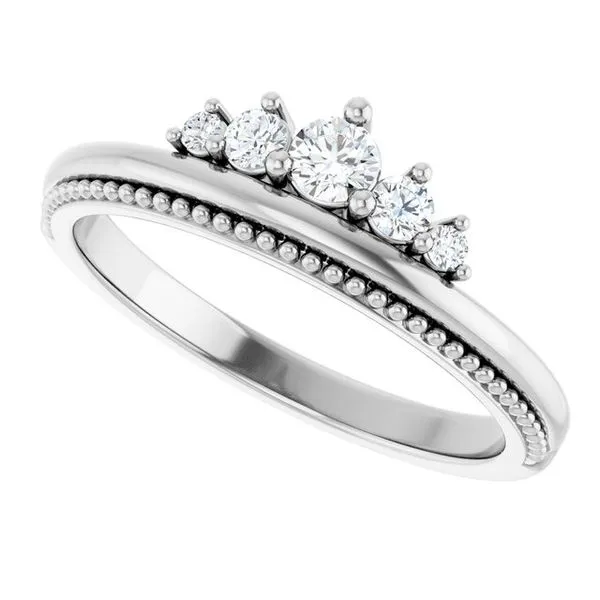 Stackable Crown Ring Image 5 Milan's Jewelry Inc Sarasota, FL
