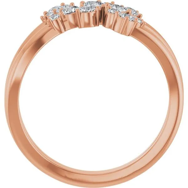 Cluster Bypass Ring Image 2 Milan's Jewelry Inc Sarasota, FL