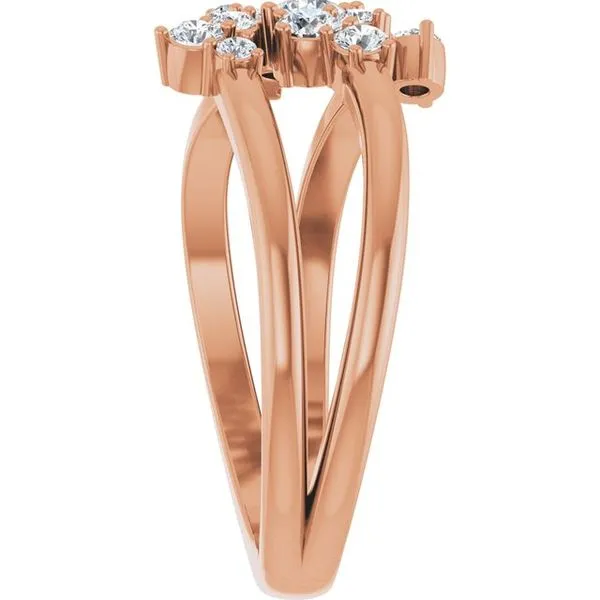 Cluster Bypass Ring Image 4 Milan's Jewelry Inc Sarasota, FL